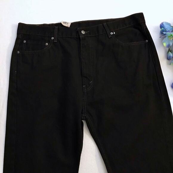 Levi's NWOT 505 Black Straight Leg Jeans Men 42 x 34 - Picture 3 of 8